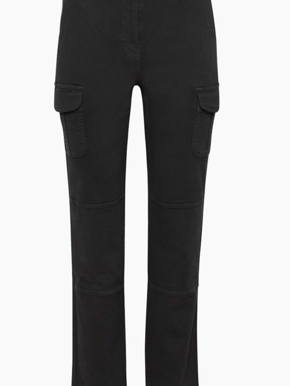 Aritzia Wilfred Free Straight-Leg Cargo Pants in Black
